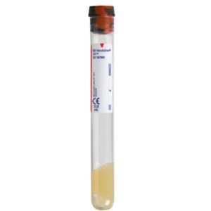 10ml BD Vacutainer Blood Collection Tubes with SST Clot Activator / Separator Gel Additive Conventional Closure (Red-Gray)