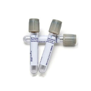 2ml BD Vacutainer Blood Collection Tubes with Sodium Fluoride / Na2 EDTA Additive Hemogard Plastic Tube Closure (Gray)