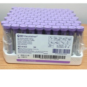 3ml BD Vacutainer Blood Collection Tubes with EDTA Closure (Lavender)