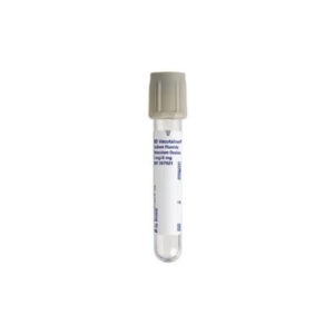 2ml BD Vacutainer Blood Collection Tubes with Sodium Fluoride / Potassium Oxalate Additive BD Hemogard Plastic Tube Closure (Gray)